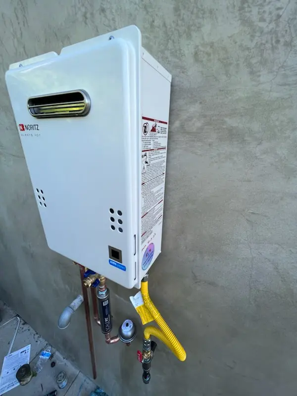 Tankless water heater installation for Greenville Memorial Hospital homes