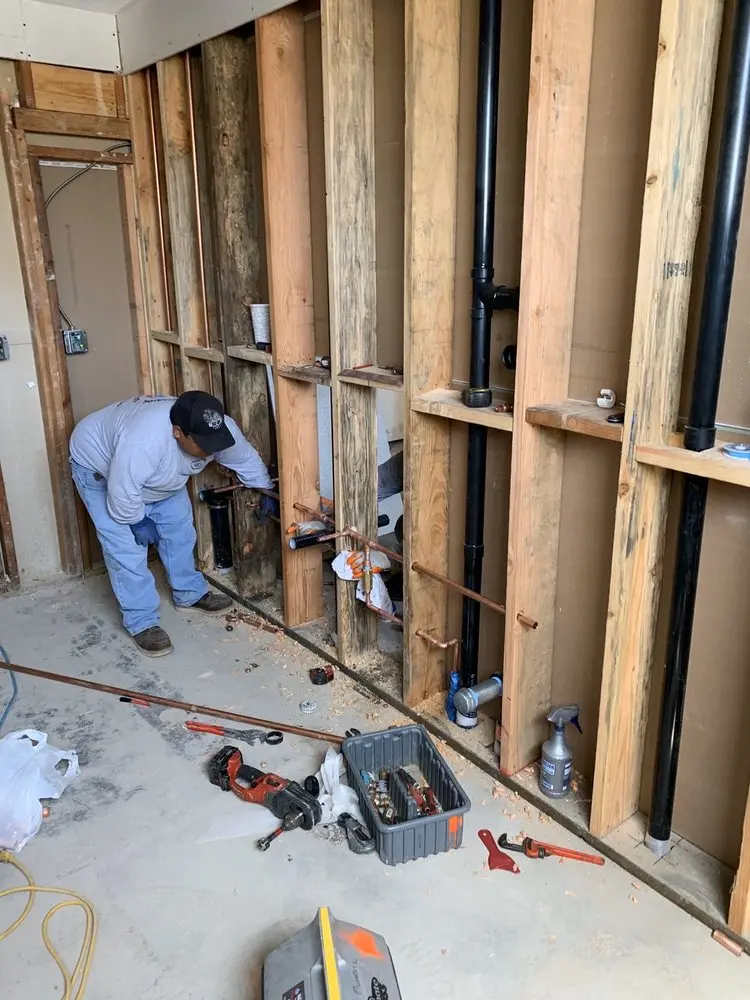 Commercial rough-in plumbing for Gas Line Repair in Greenville Memorial Hospital